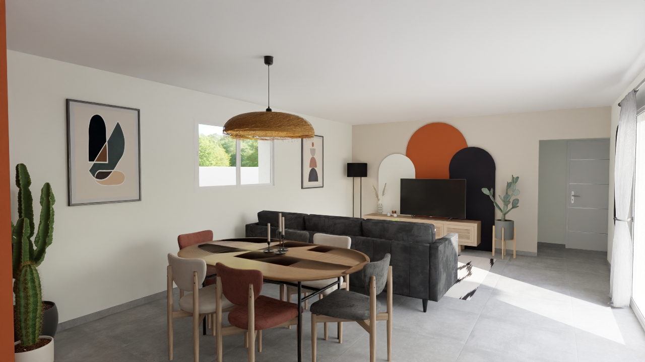 Annonce n°GA0703AM - SM Maisons vous propose de vous installer sur Alignan-du-Vent dans une maison à bâtir sur 350 m²!