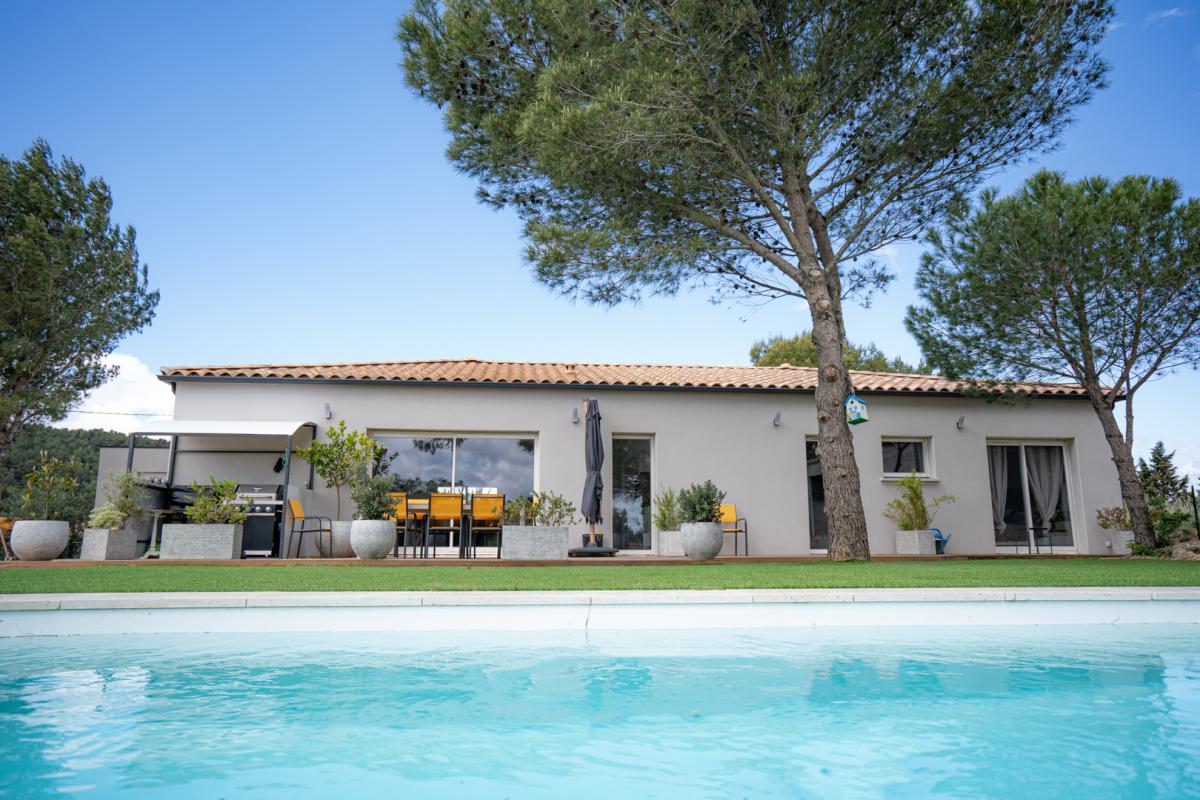 Annonce n°GA0703B - Portiragnes – Terrain de 600 m² avec maison neuve à bâtir de  plain-pied de 100 m2, Hérault