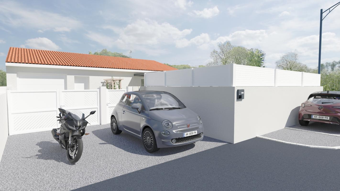 Annonce n°GA0703U - LEZIGNAN-LA-CEBE -Terrain de 355m² avec maison neuve à bâtir de plain-pied de 80 m2, Hérault !