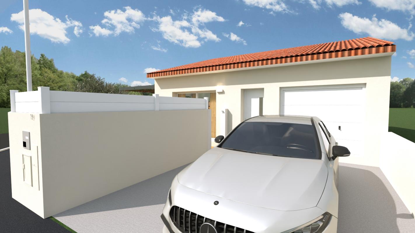 Annonce n°GA0910A - Votre cocon sur-mesure à bâtir hors lotissement sur 310 m² de terrain, c