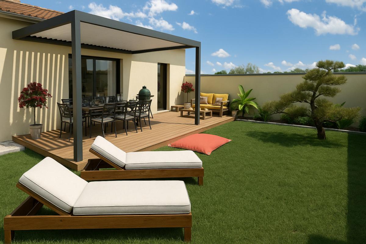 Annonce n°GA0910B - Devenez propriétaire à Nissan-lez-Enserune : maison familiale neuve 90 m² + jardin, prête à construire