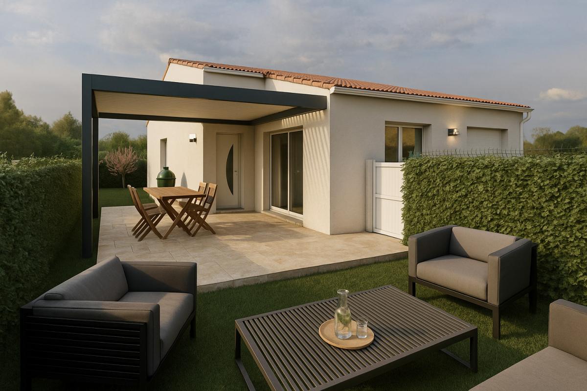 Annonce n°GA1010AA - Entre mer et nature, votre maison de rêve à Pinet prend vie!