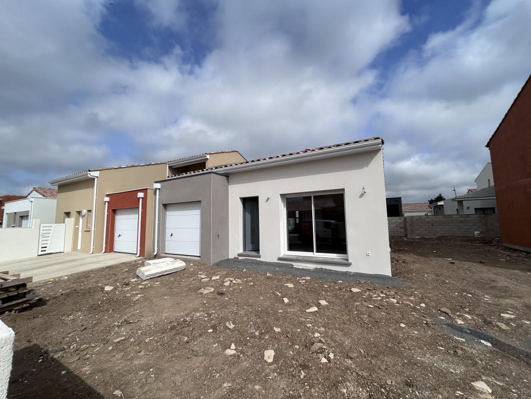 Annonce n°GA1104V - Vias - Terrain de 331 m² avec maison neuve à bâtir de plain-pied de 90 m2, Hérault