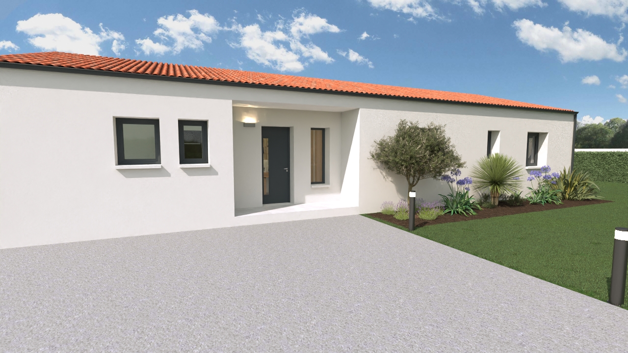 Annonce n°GA1505J - Votre cocon sur-mesure à bâtir sur 390m² de terrain , c