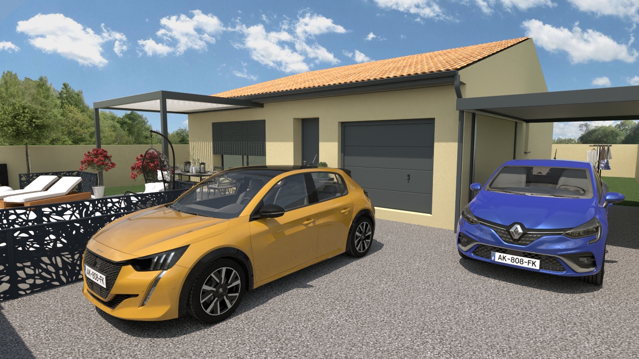 Annonce n°GA2805F - Votre cocon sur-mesure à bâtir sur 435 m² de terrain, c