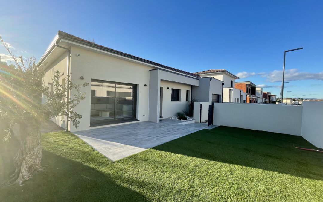 La première maison RE2020 voit le jour à Béziers, en Occitanie !